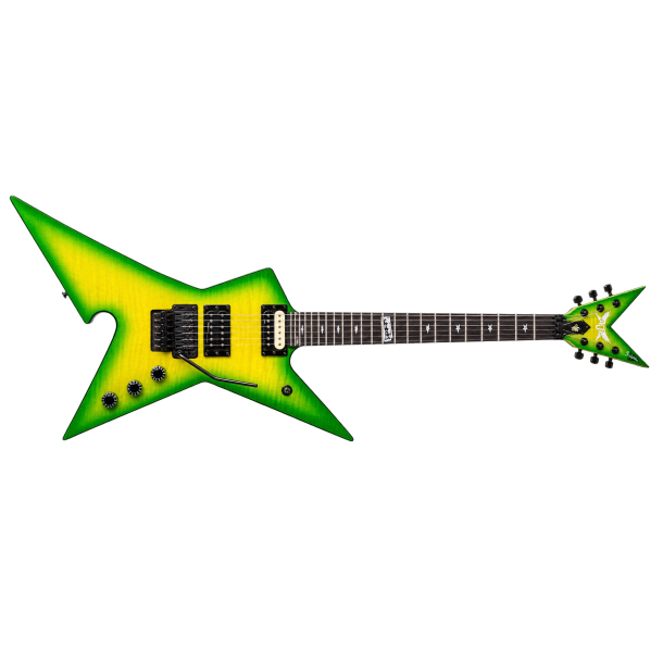 DGZ DIME GUITARZ CULPRIT - DIME SLIME (GREEN BURST FLAME)